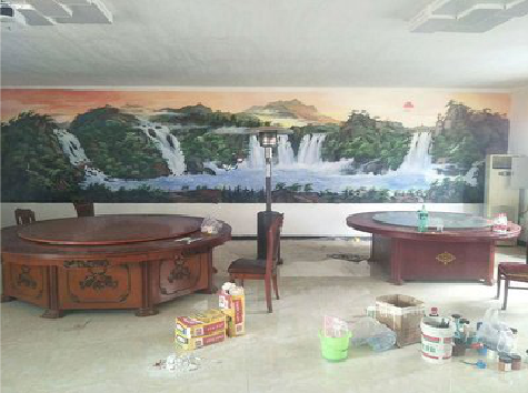 广汉墙绘-写实风景