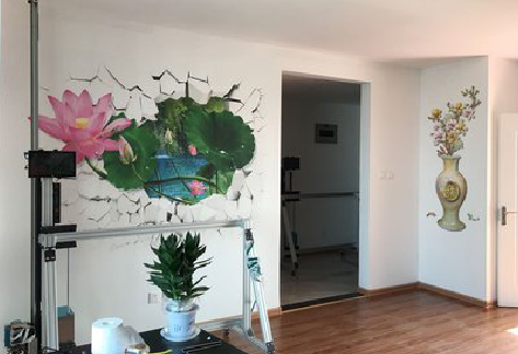 广汉墙体彩绘相比墙纸的优势。