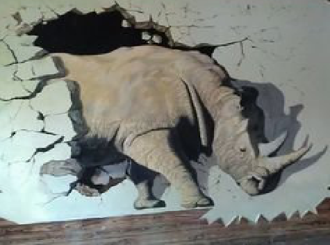 广汉在墙绘中,如何绘制3D效果?