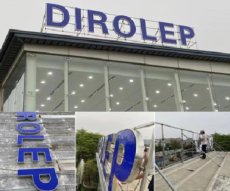 广汉楼顶发光字安装的注意事项。